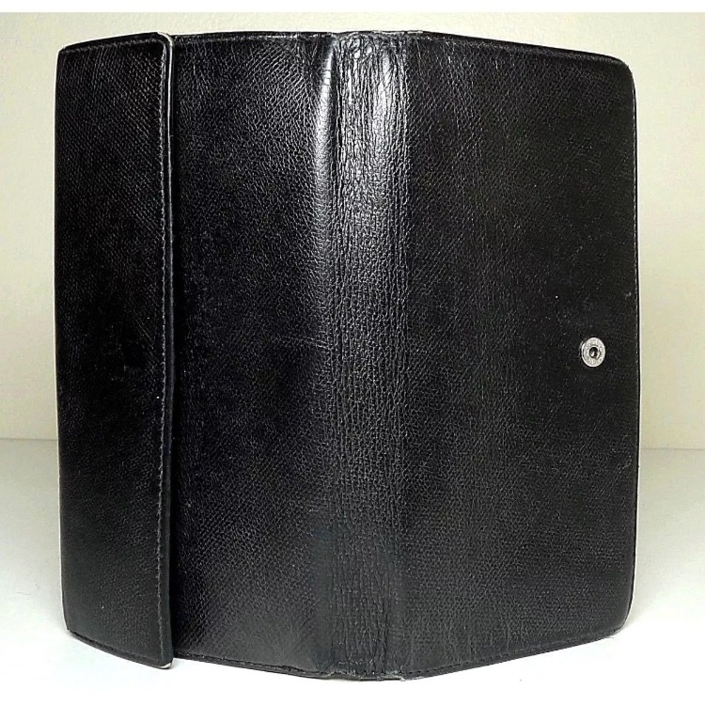 Authentic CHANEL Black Leather continental Wallet - Picture 7 of 8